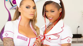 Juelz Ventura in 'Naughty Nurses Skin Diamond and Juelz Vetura Suck The Life Out Of Jules Jordan'